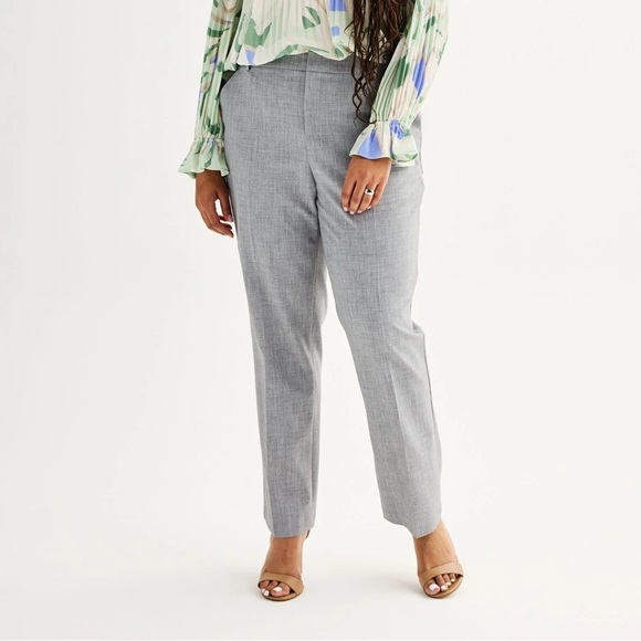 Nine West Pants - Nine West Light Gray Women's Trousers